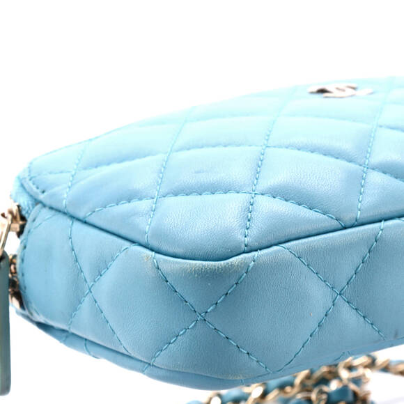 Chanel Double Zip Clutch With Chain #148201C23B - Picture 7 of 9